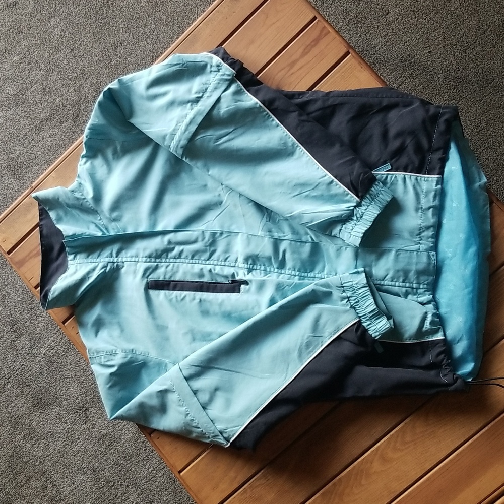 The Weather Co blue jacket